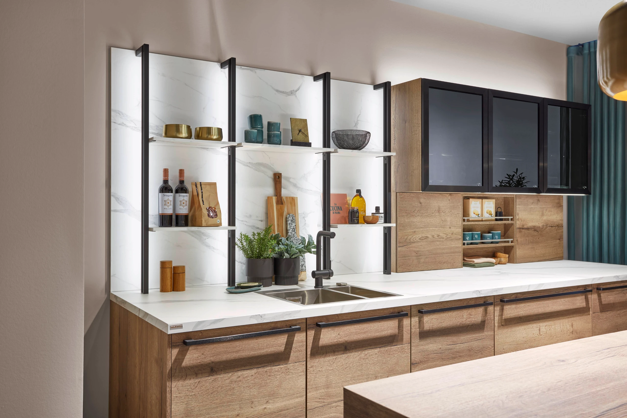 تفاصيل مطبخ تشانس Como Oak